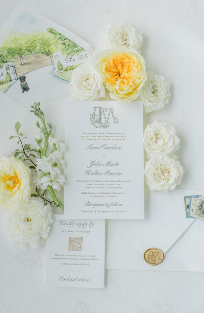 Wedding rings from Bromberg’s styled for a Birmingham Alabama wedding detail photo
