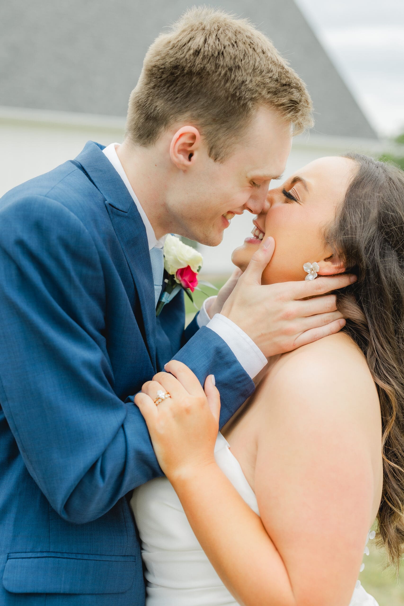 Bride and groom portraits at Hoyt Hallow
