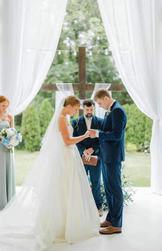 Elegant Christ-centered wedding ceremony in Birmingham Alabama