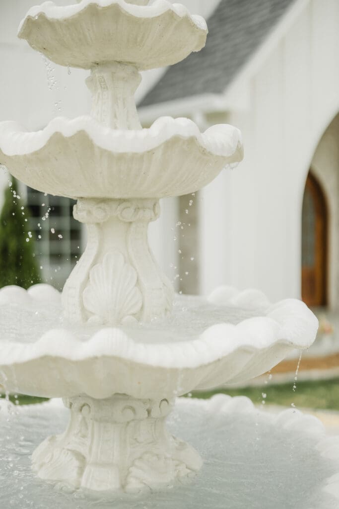 First wedding ceremony ever held in Hoyt Hollow white chapel