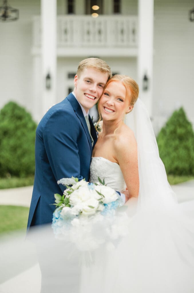 Timeless bride and groom portraits in Alabama
