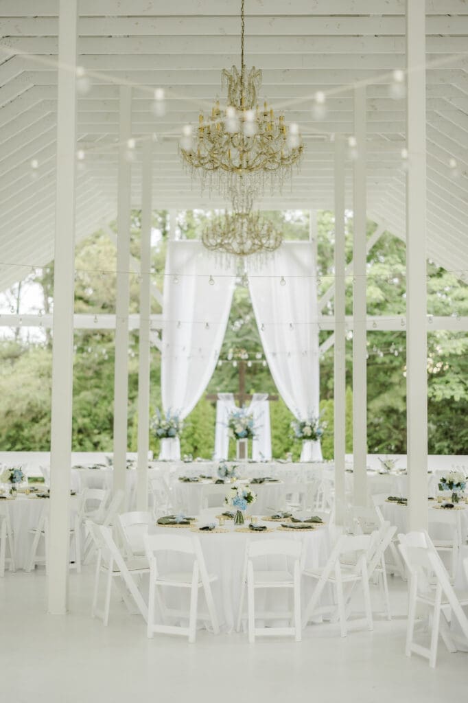 Elegant wedding table details at Birmingham reception