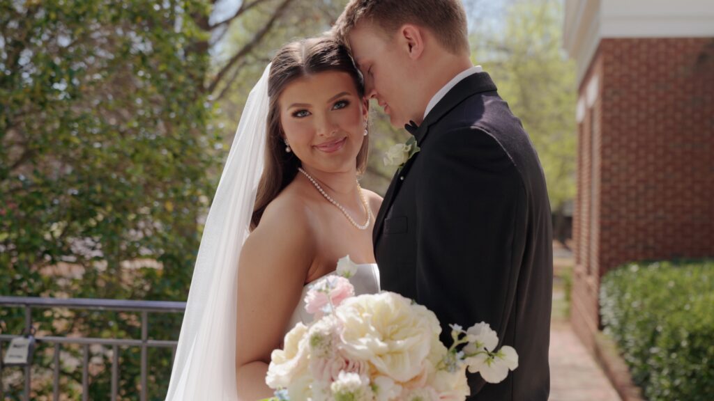 Bride and groom portraits at The Preserve Town Hall