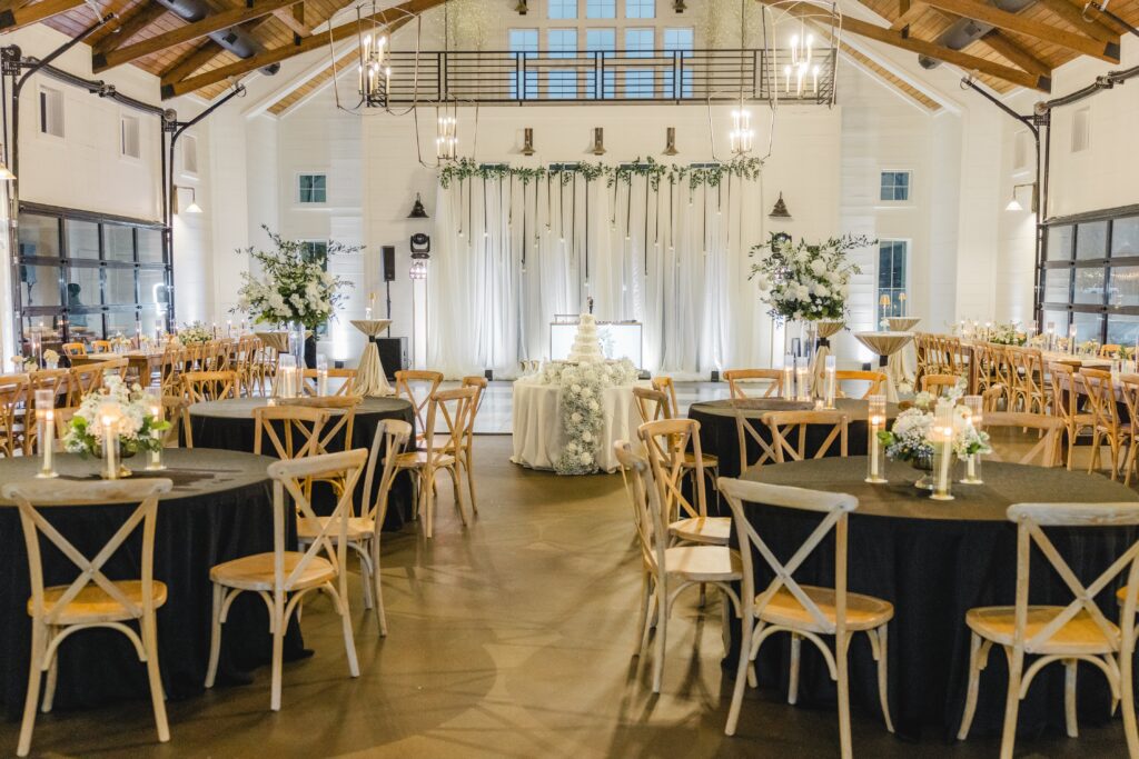 Luxury reception details photographed during a Ridge Pointe wedding.