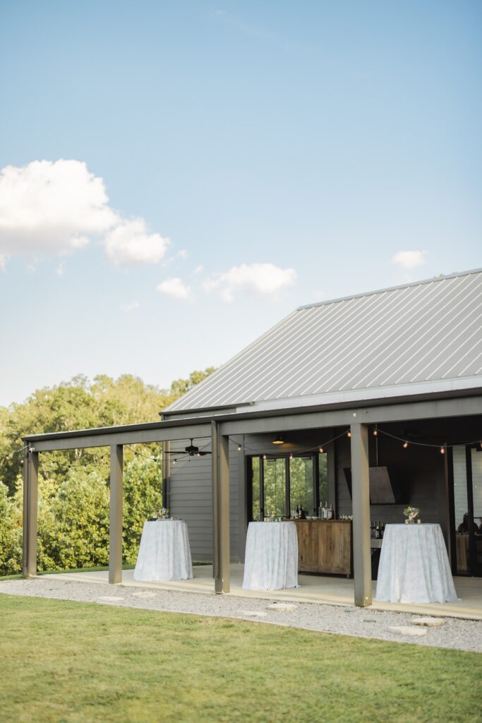 Reception details at The Barn at Smith Lake