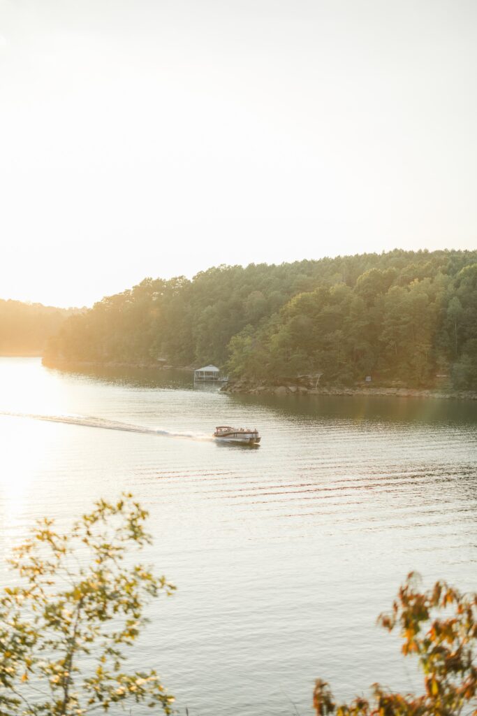 Golden hour at The Barn at Smith Lake