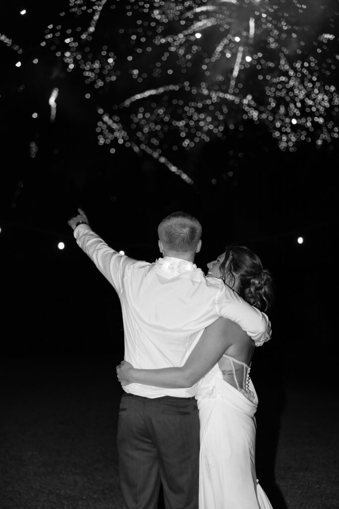 Jack and Jess's destination wedding celebration at The Barn at Smith Lake